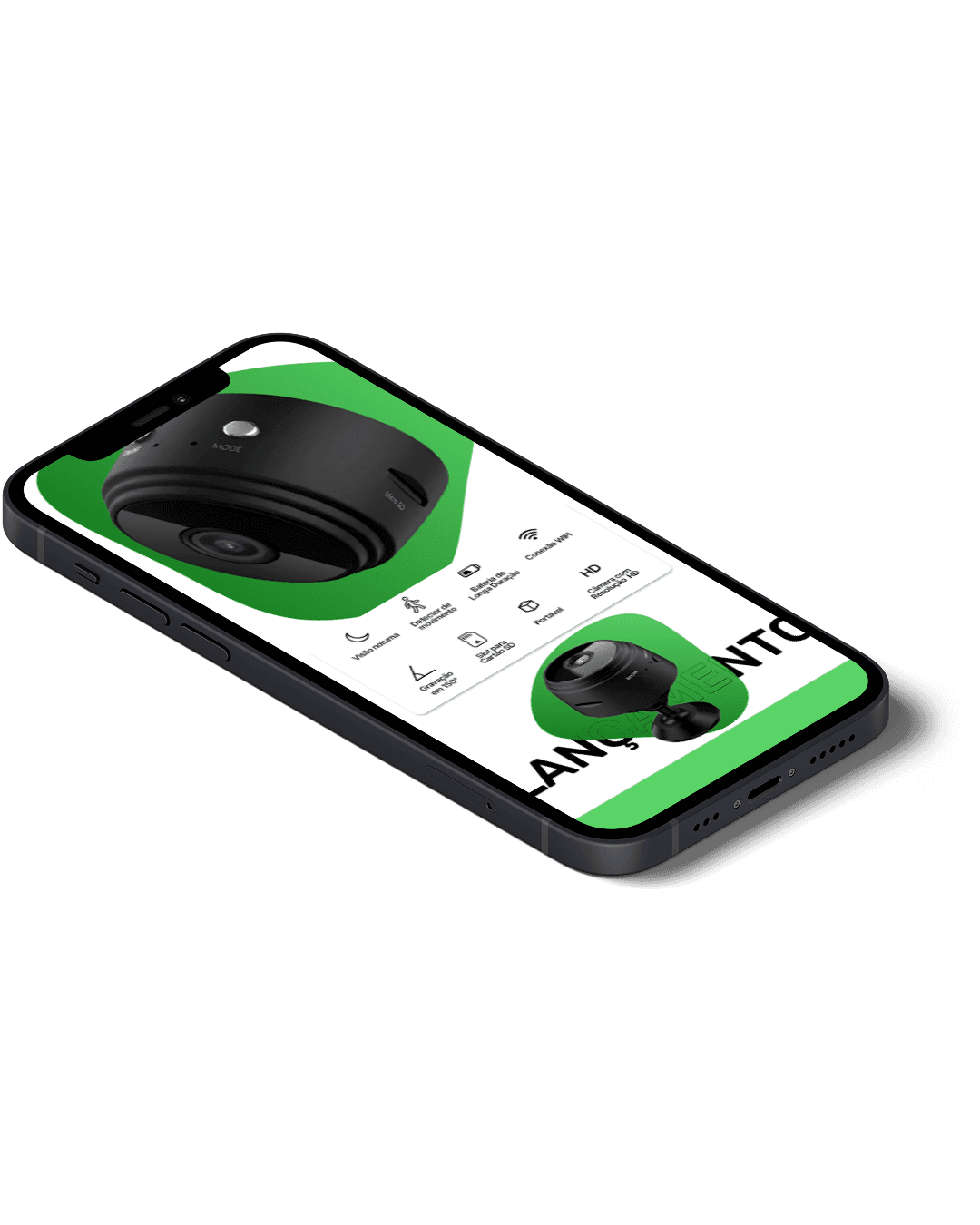 Visualização mobile