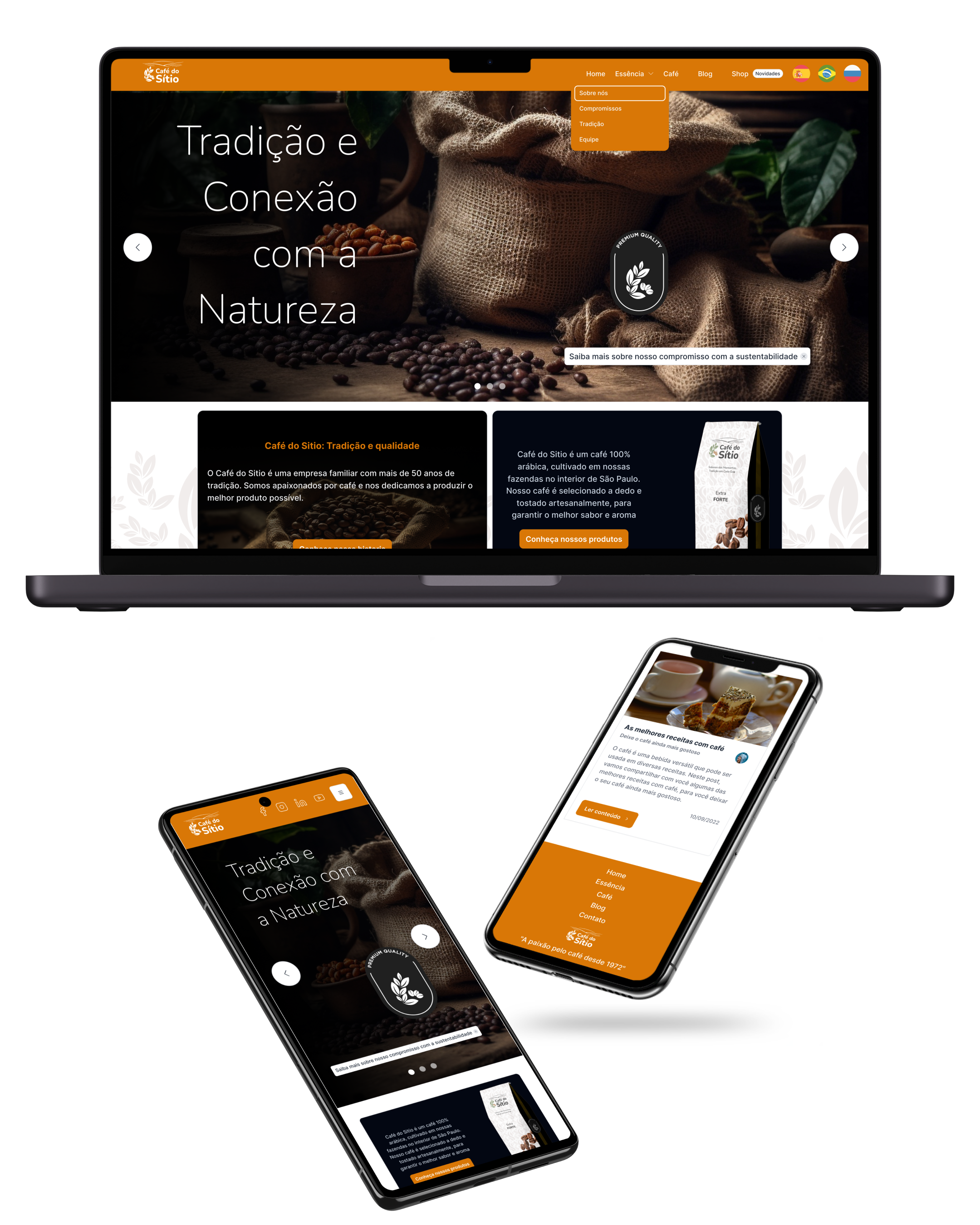 Site Institucional - Café do Sitio